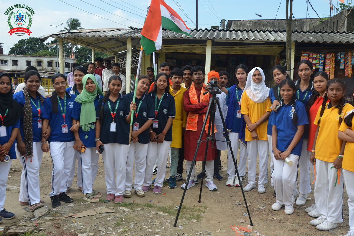15th August Celebration (2025) organized at Chama Public School.